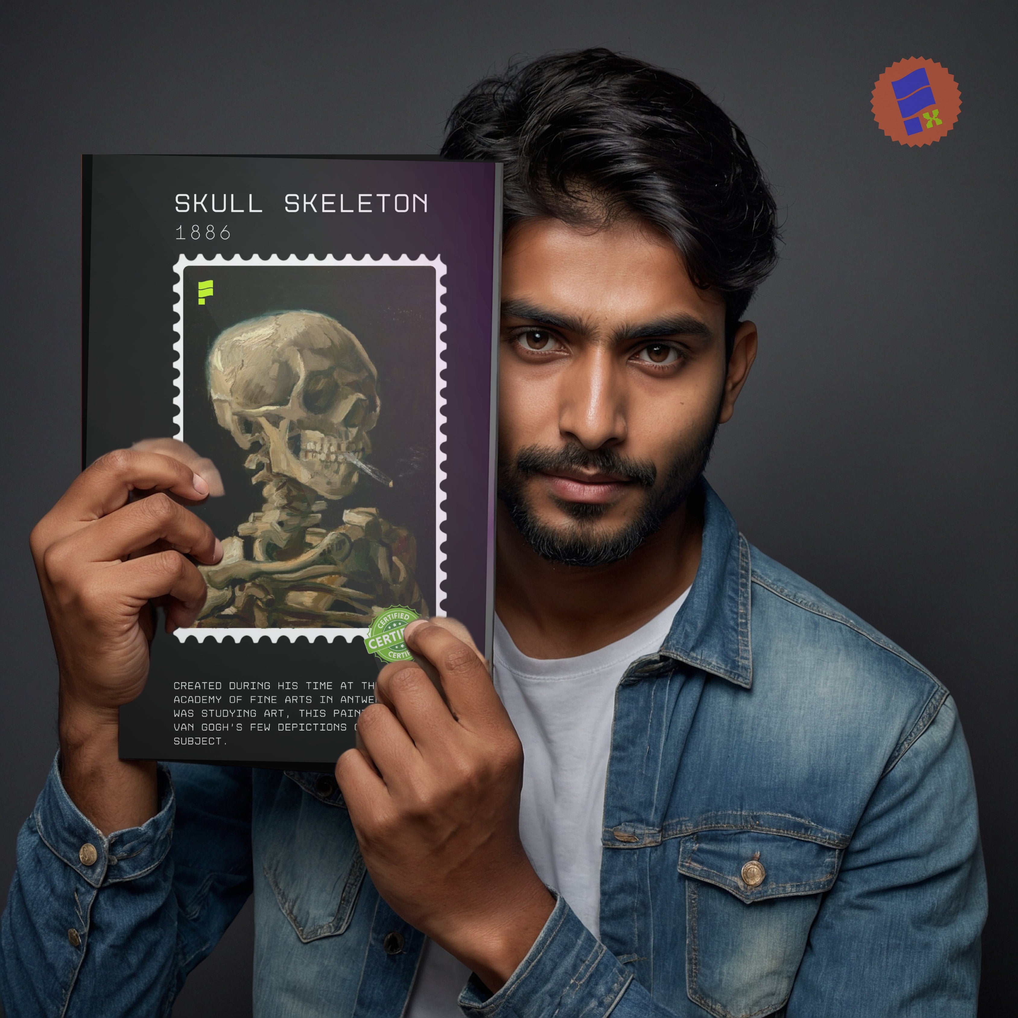 Skull Skeleton -  Van Gogh