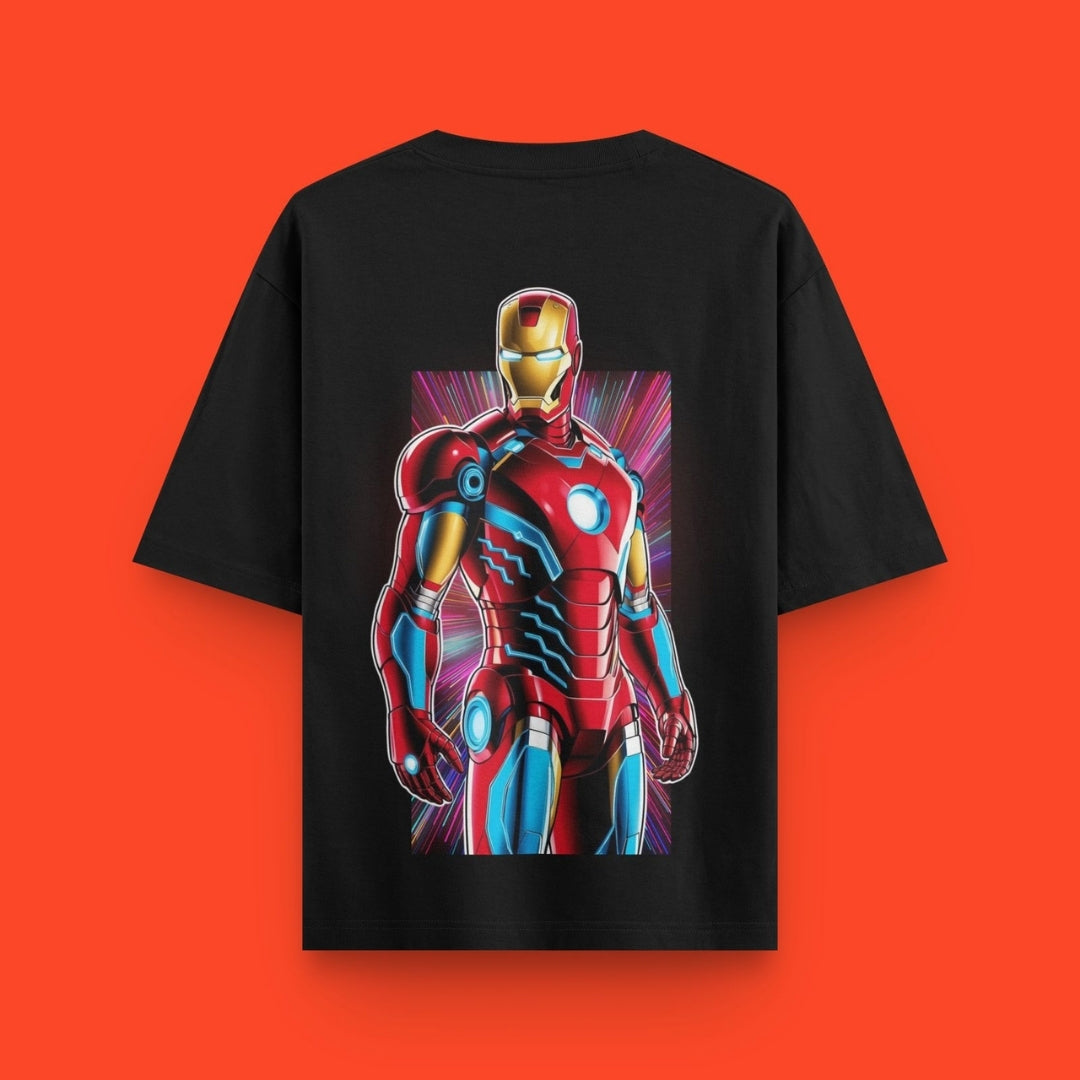 Iron Man Oversized Tee - Bold Back