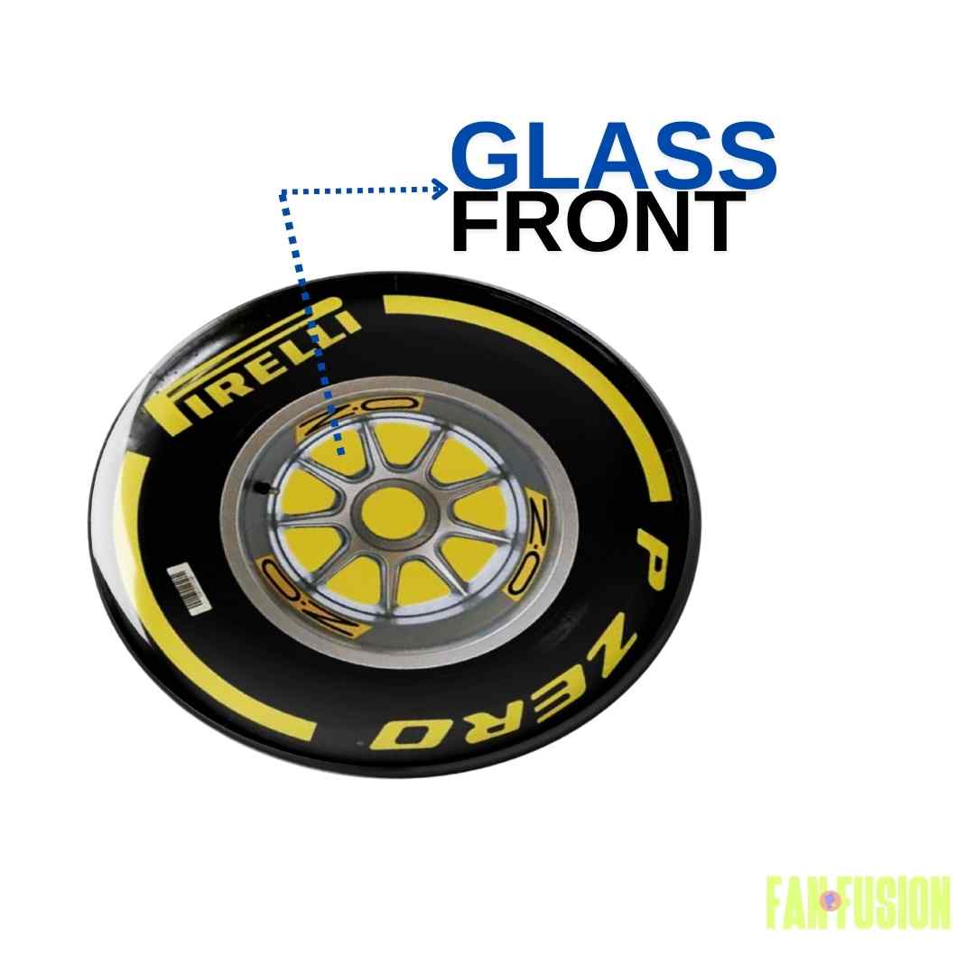 Pirelli P Zero Yellow-Themed Glass PopSocket