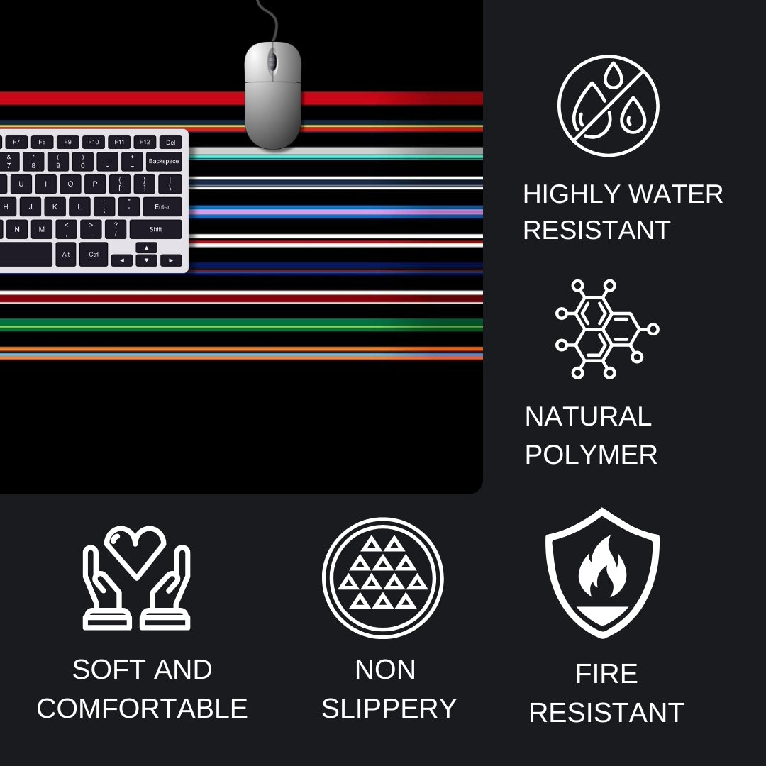 F1-Inspired Racing Desk Mat