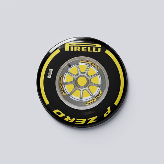 Pirelli P Zero Yellow-Themed Glass PopSocket